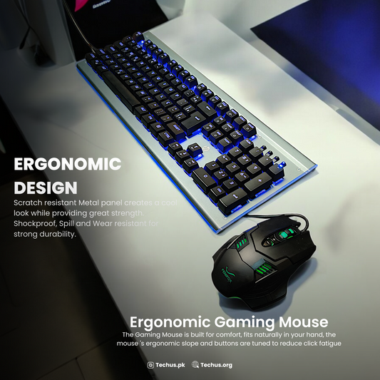 Gaming keyboard+mouse set